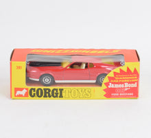Corgi toys 391 James Bond Ford Mustang (Open slot hubs) Virtually Mint/Lovely box (Kensington)