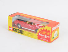 Corgi toys 391 James Bond Ford Mustang (Open slot hubs) Virtually Mint/Lovely box (Kensington)