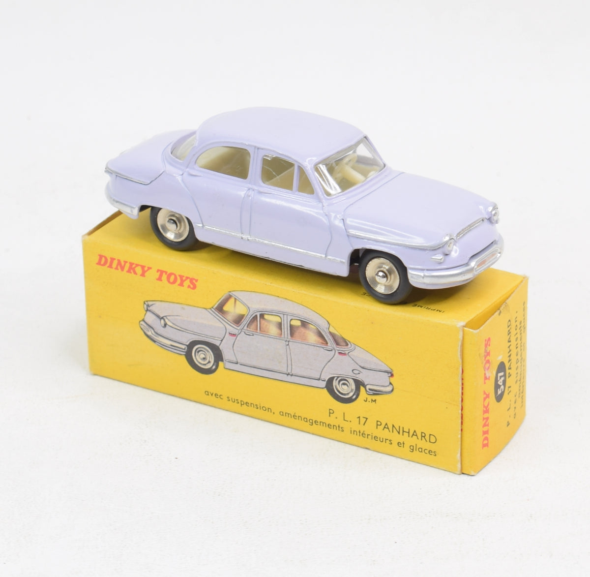 French Dinky toy 547 Panhard Virtually Mint/Boxed (3rd type)
