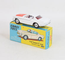Corgi Toys 258 'Saint' P1800 Virtually Mint/Nice box (Shaped hubs)