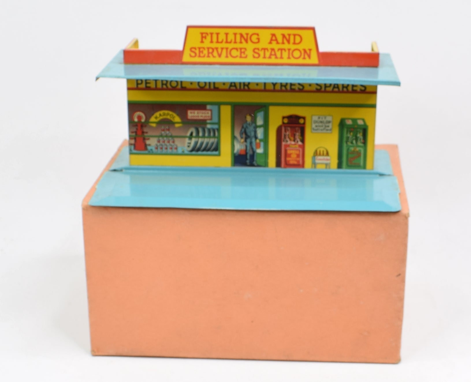 Meccano Dinky toys Pre War 48 Petrol Station Virtually Mint/Lovely