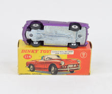 Dinky toy 114 Triumph Spitfire Virtually Mint/Nice box