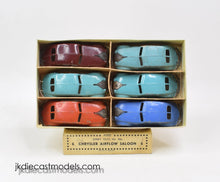 Pre war Dinky Toys 30a Chrysler Airflow Trade box of 6 Near Mint/Boxed