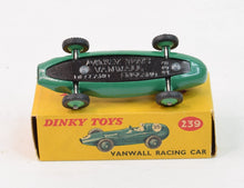 Dinky toys 239 Vanwall Virtually Mint/Nice box