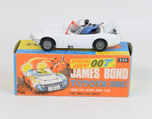 Corgi toys 336 James Bond Toyota Virtually Mint/Lovely box