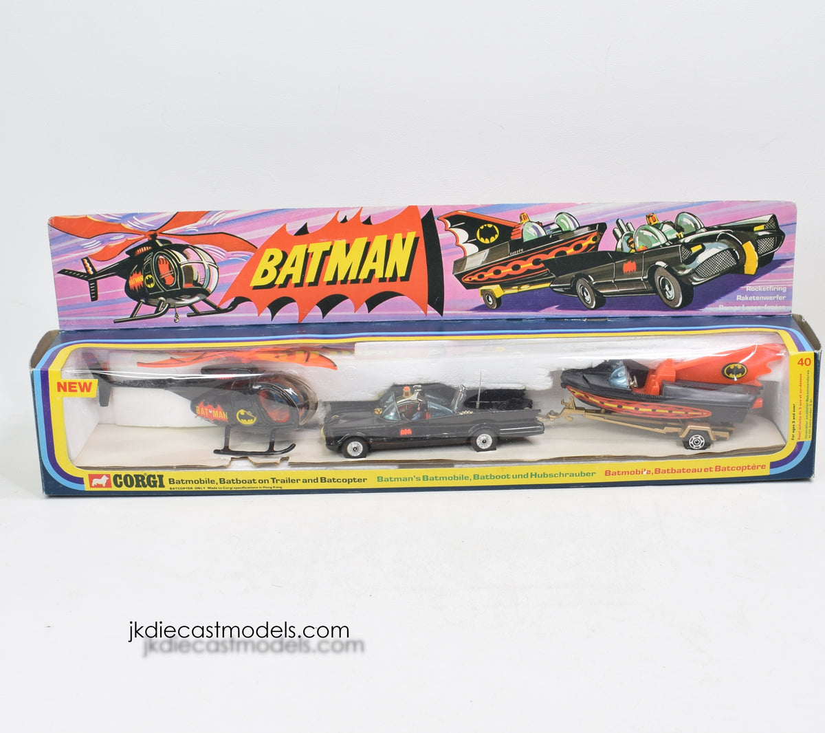 Corgi Toys Gift Set 40 Batman Virtually Mint/Nice box ''The Winchester Collection''