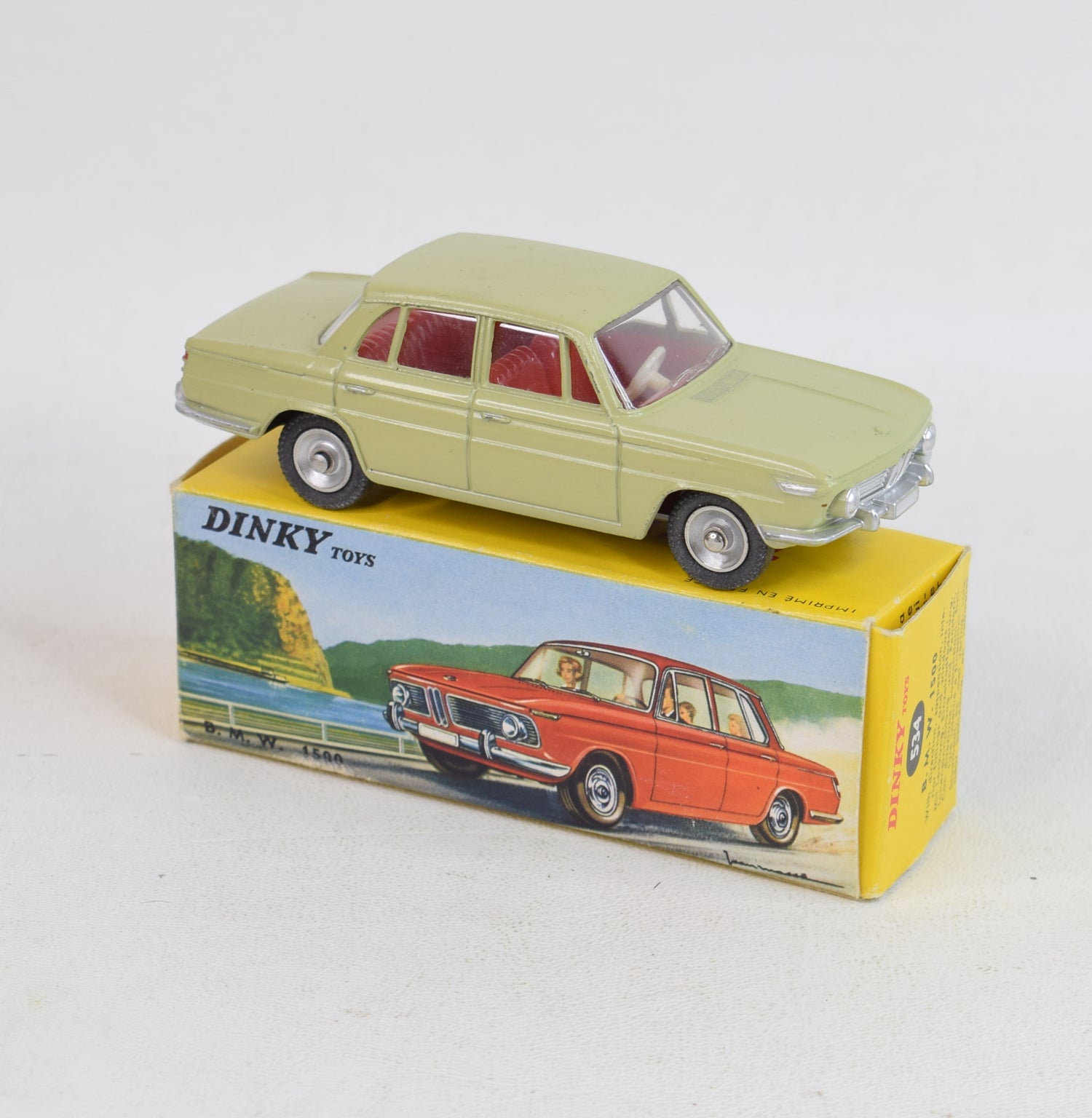 French Dinky 534 BMW 1500 Virtually Mint/Nice box