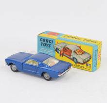 Corgi toys 320 Ford Mustang 2+2 Virtually Mint/Nice box (cast hubs)