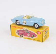 Dinky toys 107 Sunbeam Alpine Sports Virtually Mint/Boxed
