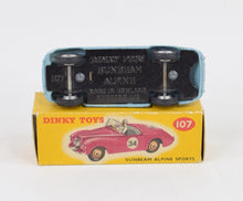 Dinky toys 107 Sunbeam Alpine Sports Virtually Mint/Boxed