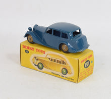 Dinky toys 151 Triumph 1800 Virtually Mint/Boxed (French blue)
