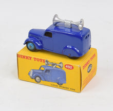 Dinky toys 492 Loud Speaker Van Virtually Mint/Nice box