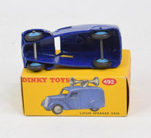 Dinky toys 492 Loud Speaker Van Virtually Mint/Nice box