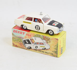 Dinky Toys 212 Ford Cortina Rally car Virtually Mint/Nice box