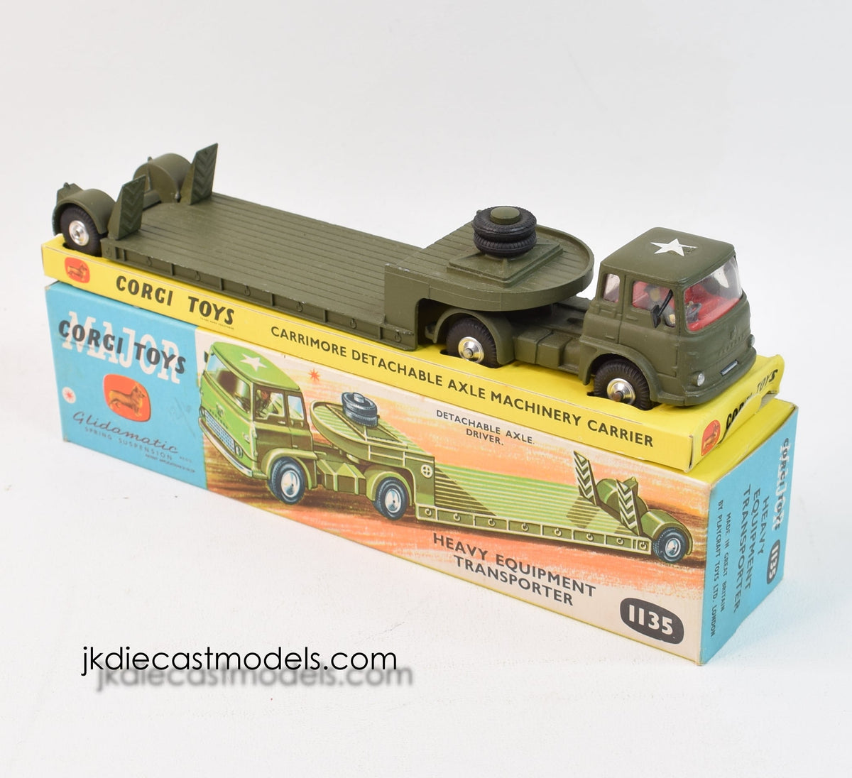 Corgi toys 1135 Bedford Equipment Transporter Virtually Mint/Boxed
