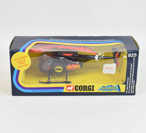 Corgi 925 Batcopter Virtually Mint/Nice box "Yorkshire Collection"