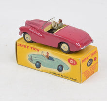 Dinky toy 101 Sunbeam Alpine Virtually Mint/Boxed