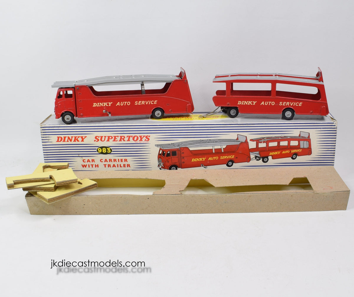 Dinky toys 983 Car Carrier with Trailer Virtually Mint/Boxed