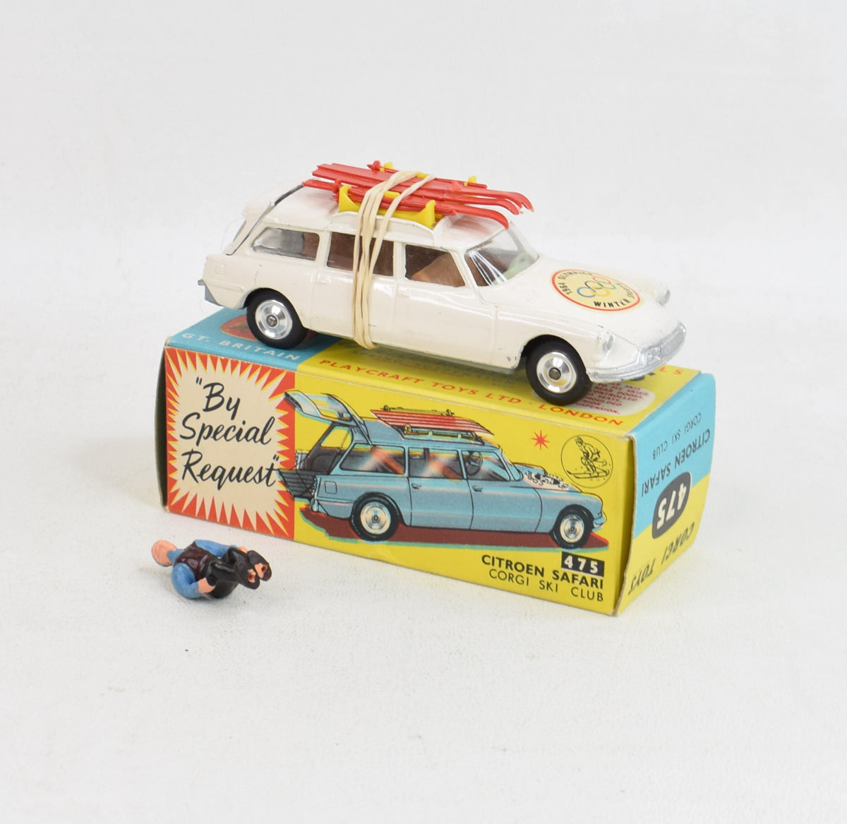 Corgi toys 475 Citroen Safari 'Winter Olympic Sports' Virtually Mint/Boxed