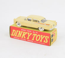Dinky Toys 191 Dodge Royal Sedan Virtually Mint/Nice box