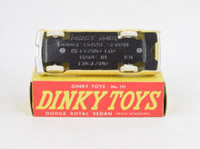 Dinky Toys 191 Dodge Royal Sedan Virtually Mint/Nice box