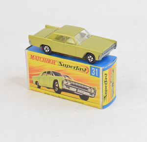 Matchbox Lesney Superfast 31 Lincoln Virtually Mint/Boxed "Cricklewood Collection"