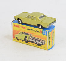 Matchbox Lesney Superfast 31 Lincoln Virtually Mint/Boxed "Cricklewood Collection"