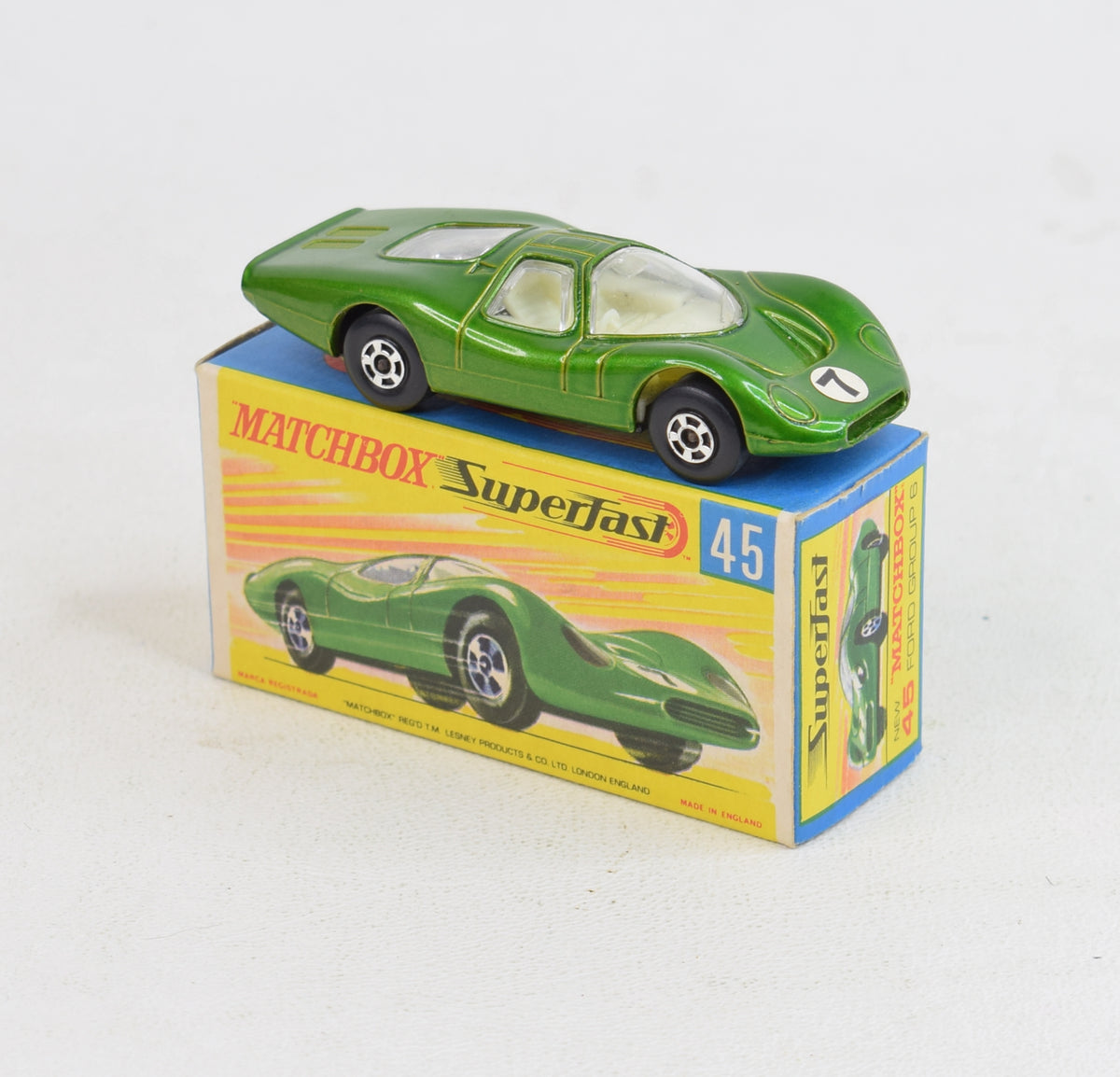 Matchbox Lesney Superfast 45 Ford group 6 Virtually Mint/Boxed 