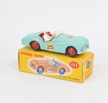 Dinky toys 111 Triumph Tr2 Virtually Mint/Nice box