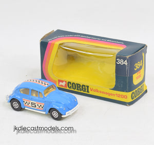 Corgi toys 384 VW 1200 '40th Anniversary' Virtually Mint/Boxed 'Swansea Collection'