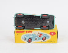 Dinky toys 111 Triumph Tr2 Virtually Mint/Nice box