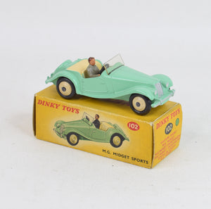Dinky toy 102 M.G Midget Virtually Mint/Boxed