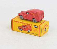 Dublo Dinky toy 068 Royal Mail Van Virtually Mint/Lovely box "J. W Collection"