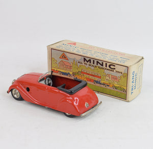 Tri-ang Minic 14m - Streamlined tourer - Very Near Mint/Boxed