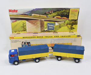 Dinky toys 917 Mercedes Truck & Trailer Virtually Mint/Boxed 'BGS Collection'