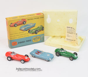 Corgi toys Gift set 5 British Racing cars Virtually Mint/Boxed ''The Winchester Collection''