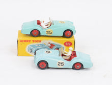 Dinky toys 111 Triumph Tr2 Virtually Mint/Nice box (Light blue)