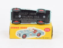 Dinky toys 111 Triumph Tr2 Virtually Mint/Nice box (Light blue)