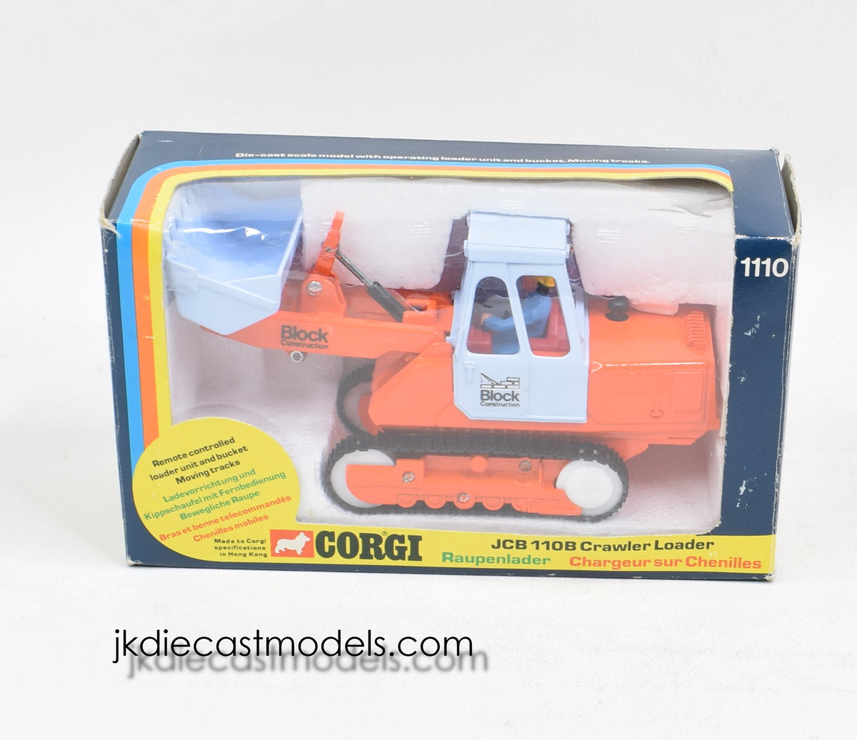 Corgi toys 1110 JCB 110B Crawler Virtually Mint/Boxed 'Avonmore Collection'