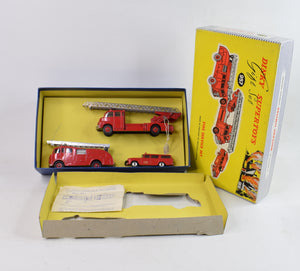 Dinky toys 957 Fire Service Gift set Virtually Mint/Boxed
