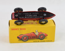 Dinky Toys 23j Auto de Course Ferrari Virtually Mint/Nice box