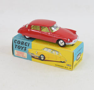 Corgi Toys 210s Citroen DS 19 Virtually Mint/Nice box