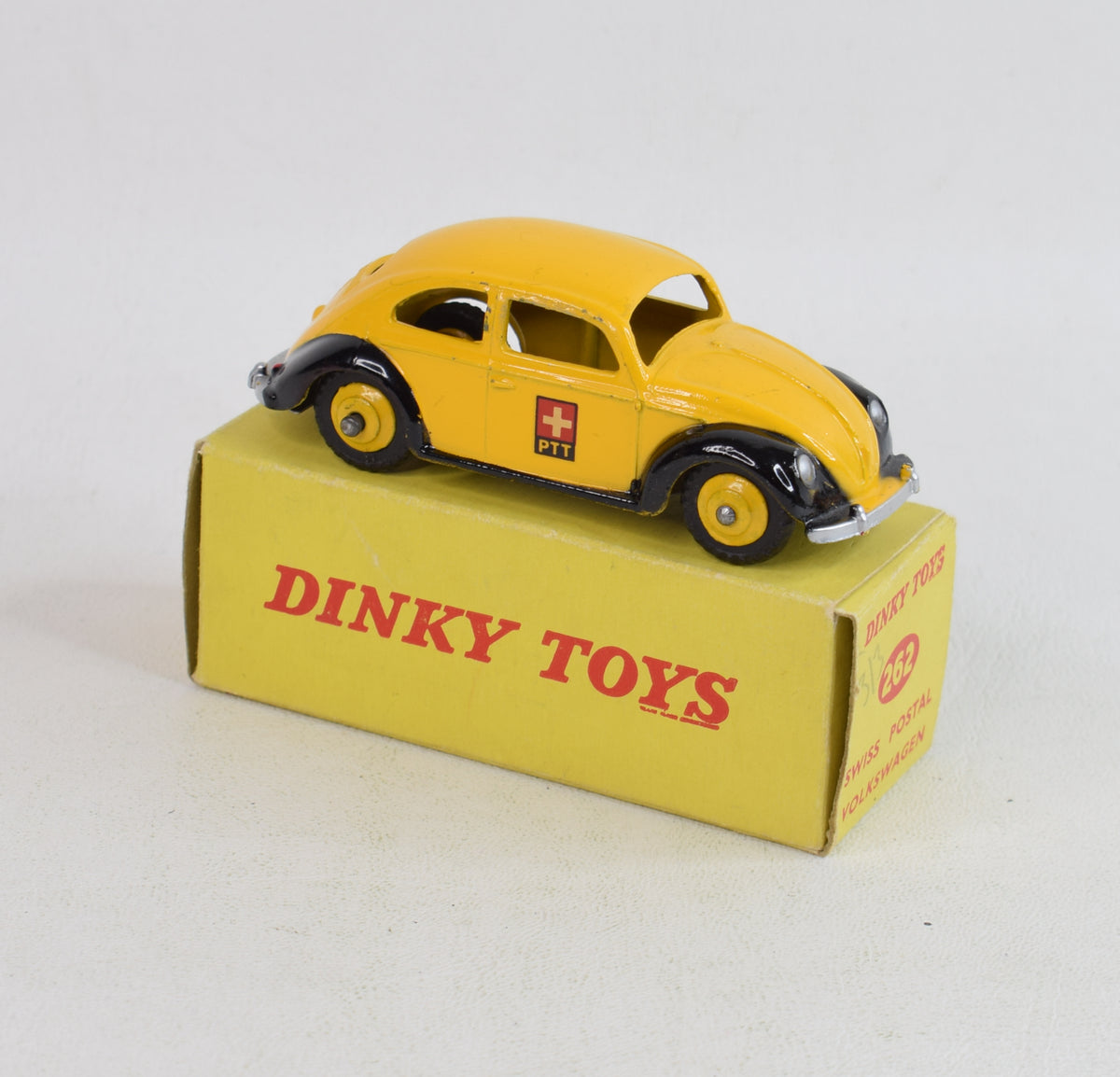Dinky Toys 262 Swiss Postal VW Very Near Mint/Boxed (Ridged hubs)