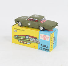 Corgi toys 358 H.Q Staff Car Virtually Mint/Nice box