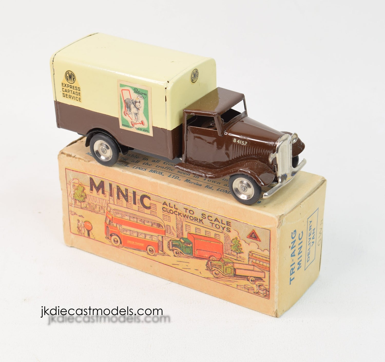 Tri-ang Minic 79m - 'GWR' Delivery Van - Virtually Mint/Boxed