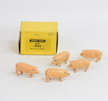 Dinky toys 2c trade box of 5 pigs