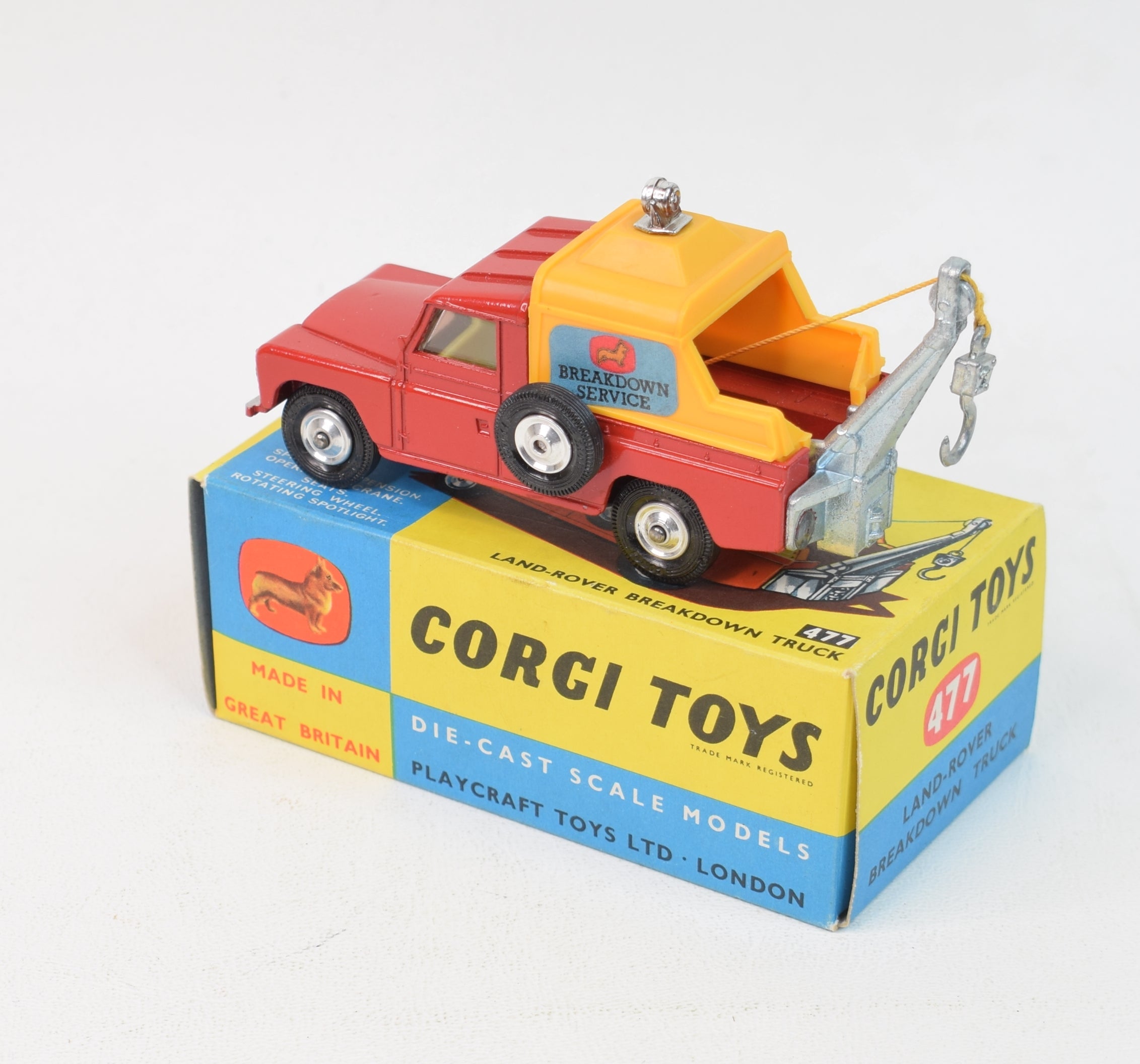 Corgi Toys 477 Land-Rover Breakdown Virtually Mint/Boxed – JK DIE-CAST ...