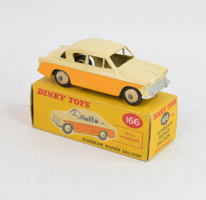 Dinky toy 166 Sunbeam Rapier Virtually Mint/Boxed (factory error no windows)