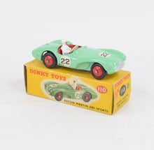 Dinky Toys 110 Aston Martin DB3 Virtually Mint/Nice box (Pale green)