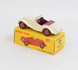 Dinky toys 129 M.G Midget U.S export Issue Virtually Mint/Nice box